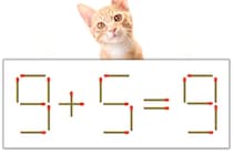 【マッチ棒パズル】正しい式にしよう！「9+5=9」【毎日脳トレ】