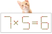 【マッチ棒パズル】正しい式にしよう！「7×5=6」【毎日脳トレ】