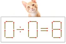 【マッチ棒パズル】正しい式にしよう！「0÷0=8」【毎日脳トレ】
