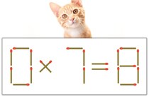 【マッチ棒パズル】正しい式にしよう！「0×7=8」【毎日脳トレ】
