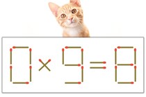 【マッチ棒パズル】正しい式にしよう！「0×9=8」【毎日脳トレ】