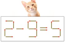 【マッチ棒パズル】正しい式にしよう！「2-9=5」【毎日脳トレ】