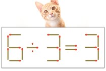 【マッチ棒パズル】正しい式にしよう！「6÷3=3」【毎日脳トレ】