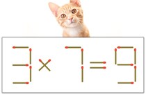 【マッチ棒パズル】正しい式にしよう！「3×7=9」【毎日脳トレ】