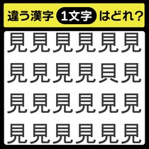 「1文字だけ違う……！」漢字間違い探しで脳トレしよう！【毎日脳トレ】【クイズ】