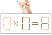 【マッチ棒パズル】正しい式にしよう！「0×0=8」【毎日脳トレ】