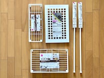 【ダイソー】突っ張り棒で棚をDIY！積み重ね整理棚との組み合わせで最強収納！