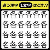「1文字だけ違う……！」漢字間違い探しで脳トレしよう！【毎日脳トレ】【クイズ】