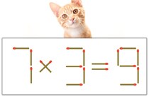 【マッチ棒パズル】正しい式にしよう！「7×3=9」【毎日脳トレ】