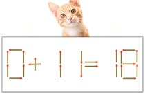 【マッチ棒パズル】正しい式にしよう！「0+11=18」【毎日脳トレ】
