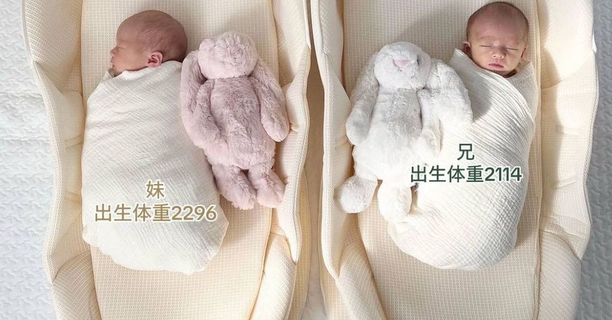 お顔そっくりだった“男女の双子”赤ちゃん→2年後…… 「待って!?」「可愛い笑笑笑」驚きの現在が100万再生