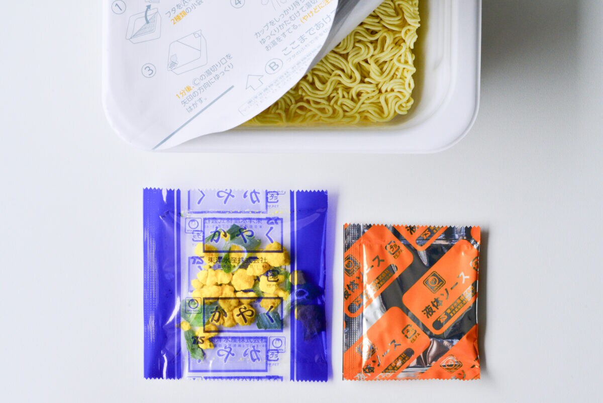 「熱湯1分の爆速野郎」「卵がふわふわ」【東洋水産】新作塩焼きそば登場