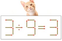 【マッチ棒パズル】正しい式にしよう！「3÷9=3」【毎日脳トレ】
