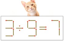 【マッチ棒パズル】正しい式にしよう！「3÷9=7」【毎日脳トレ】