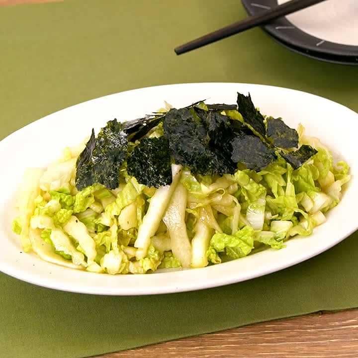 食感を楽しむ！生白菜のシャキシャキサラダ