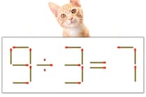 【マッチ棒パズル】正しい式にしよう！「9÷3=7」【毎日脳トレ】