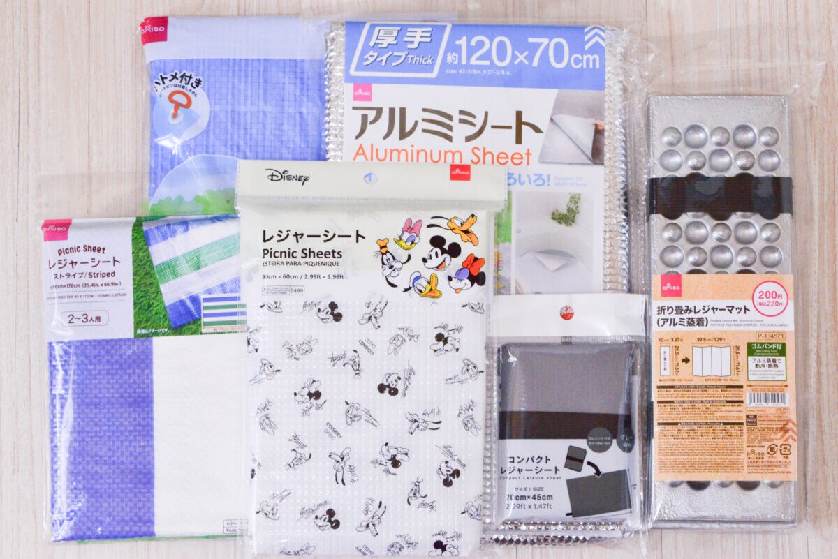 ダイソーのレジャーシートおすすめ6選！厚手のものやおしゃれな使い方も紹介