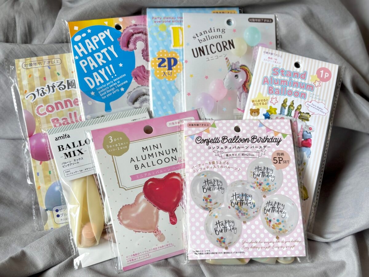 【セリア】の風船がおしゃれすぎ♡単色や数字は誕生日飾りにもおすすめ！