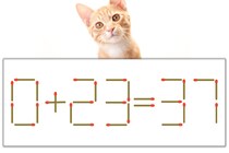 【マッチ棒パズル】正しい式にしよう！「0+23=37」【毎日脳トレ】
