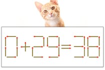 【マッチ棒パズル】正しい式にしよう！「0+29=38」【毎日脳トレ】