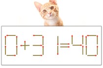 【マッチ棒パズル】正しい式にしよう！「0+31=40」【毎日脳トレ】
