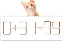 【マッチ棒パズル】正しい式にしよう！「0+31=99」【毎日脳トレ】