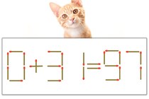 【マッチ棒パズル】正しい式にしよう！「0+31=97」【毎日脳トレ】