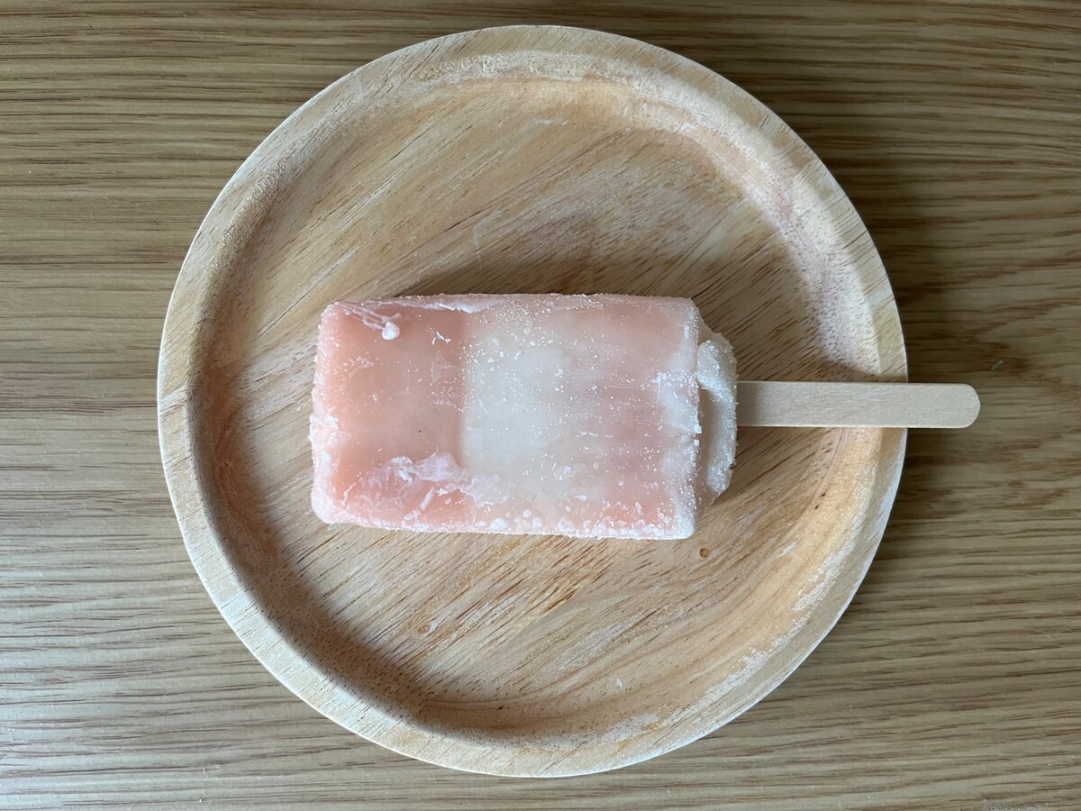 果汁で勝負！【ファミマ】桃の甘みがぎゅっと詰まったアイスが登場！