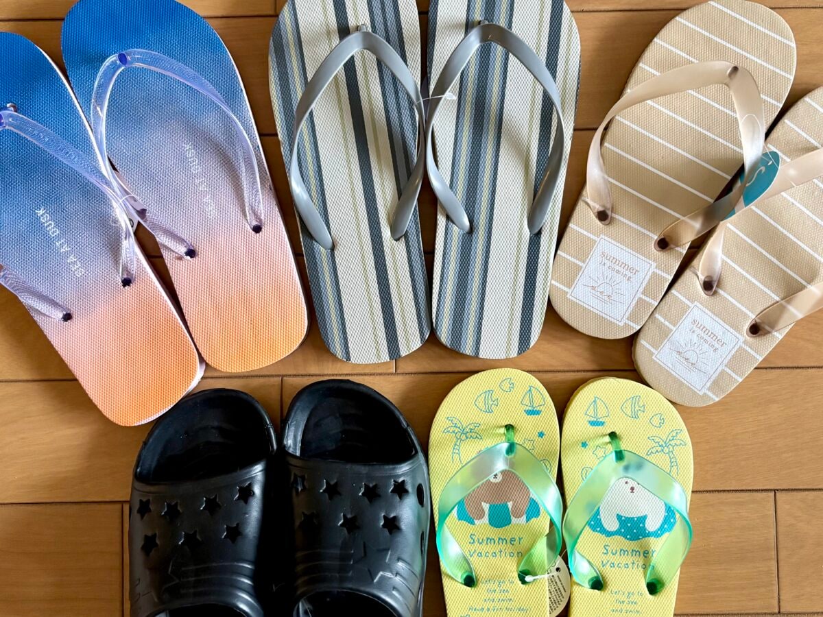100均【セリア】サンダルがおしゃれで超可愛い♡大人も子供も使えるおすすめ5選