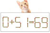 【マッチ棒パズル】正しい式にしよう！「0+51=69」【毎日脳トレ】