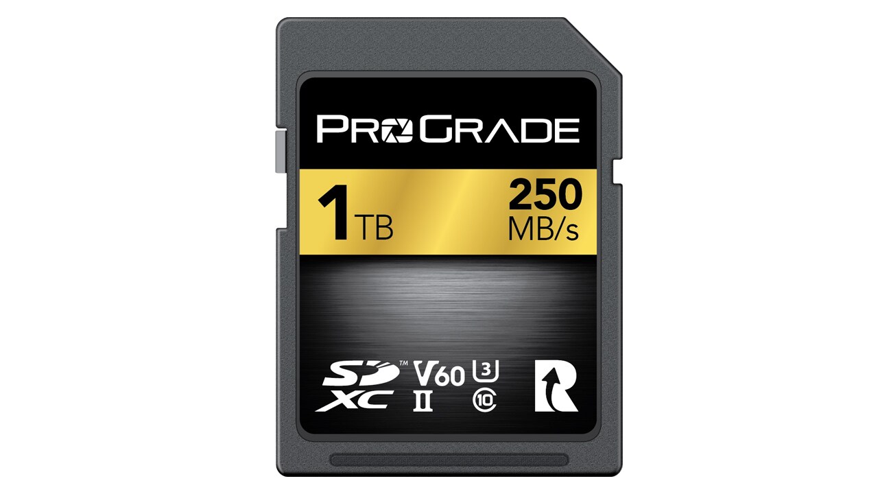ProGrade Digital、メモリーカード「SDXC UHS-II V60 GOLDシリーズ」に1TBを追加