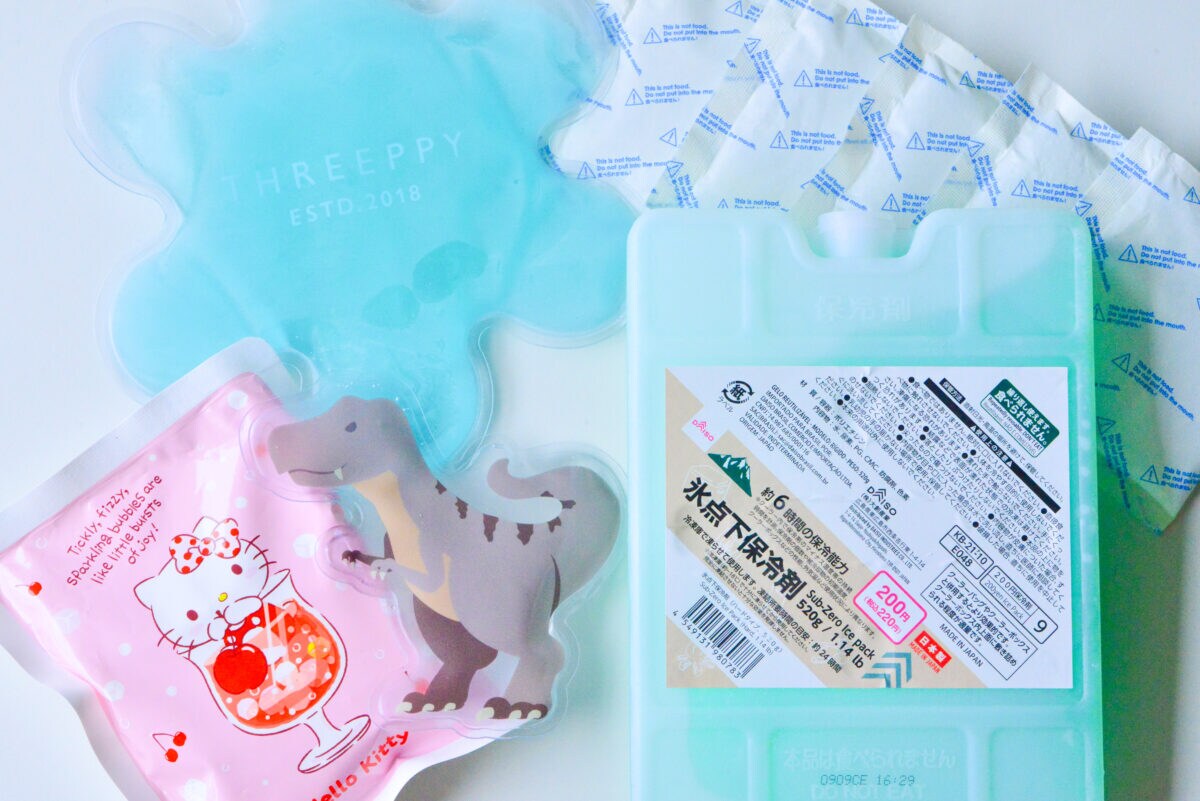 ダイソー保冷剤5種の保冷力を比較！ミニや氷点下保冷剤も紹介