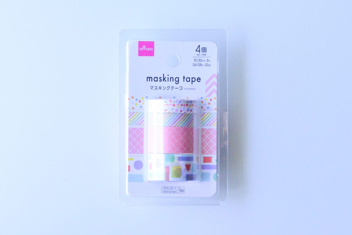 ダイソーのマスキングテープおすすめ10選!幅広やかわいいものも