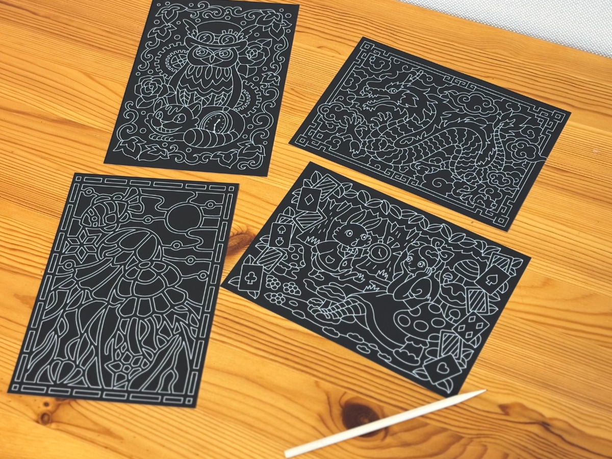 【ダイソー】スクラッチアートのおすすめ6選!やり方も紹介