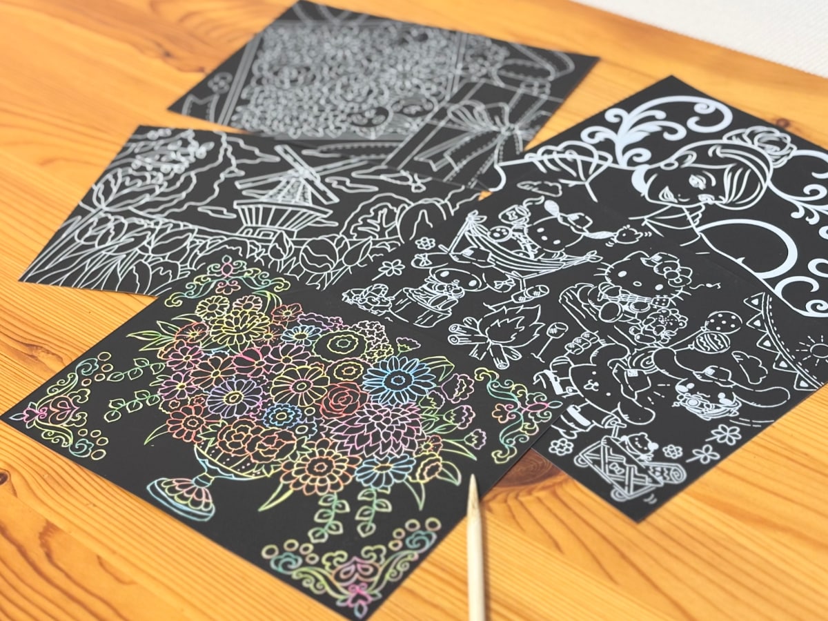【ダイソー】スクラッチアートのおすすめ6選!やり方も紹介