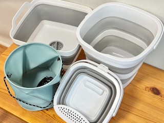 折りたたみバケツは【ダイソー】が買い！300円から買えて名品ぞろい