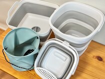 折りたたみバケツは【ダイソー】が買い！300円から買えて名品ぞろい