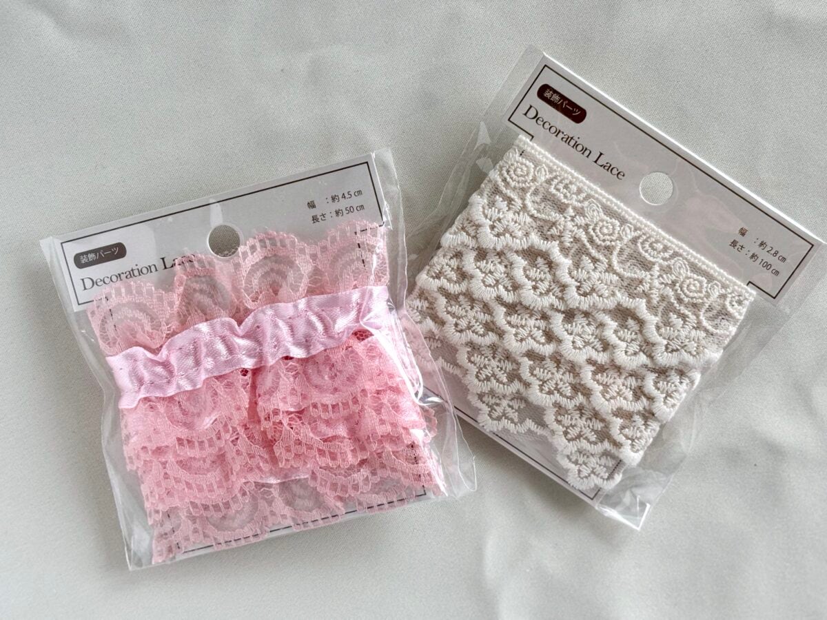 【セリア】おすすめリボン一覧！刺繍やレース、ネイルパーツなど種類も紹介