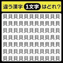 「貝の中に隠れてるのは？」漢字間違い探しで脳トレしよう！【毎日脳トレ】【クイズ】