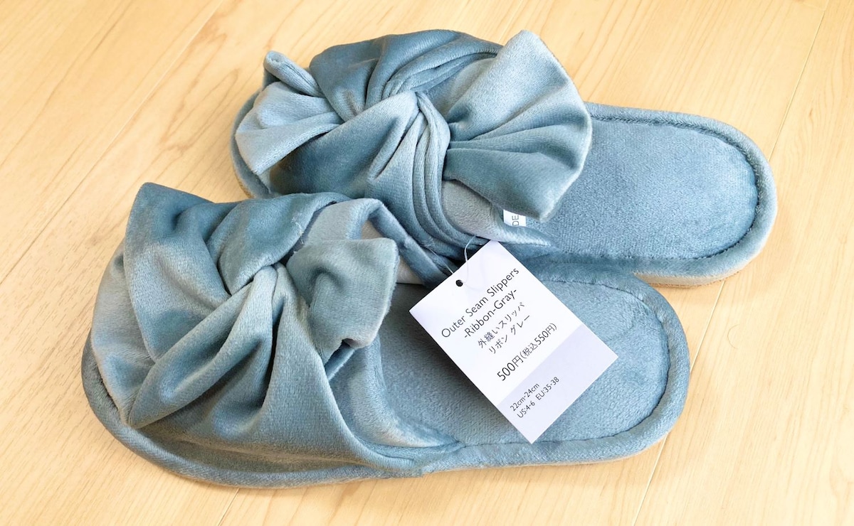 感激！ダイソーのスリッパが可愛すぎ♡携帯用は使い捨てにも