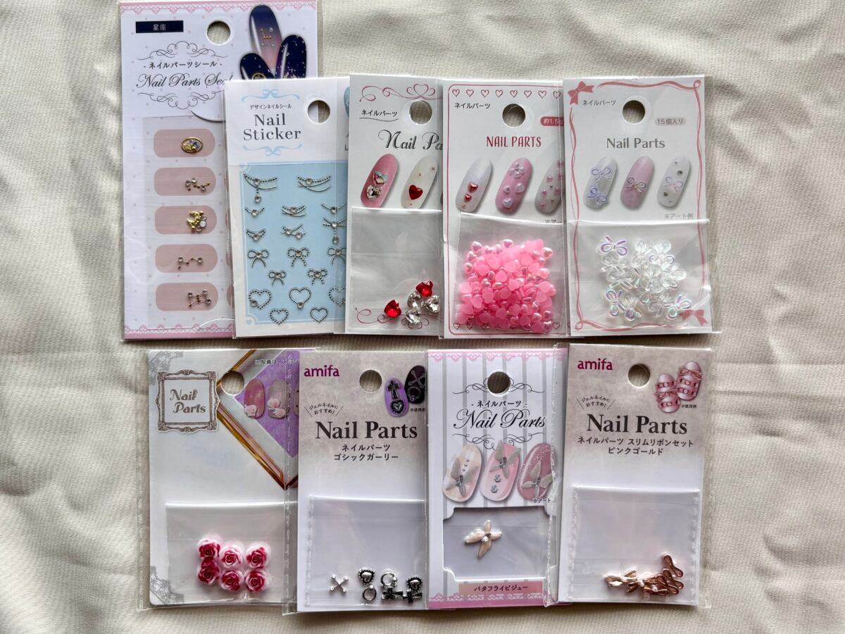 【セリア】のネイルパーツおすすめ一覧｜可愛いリボンやストーンも♡