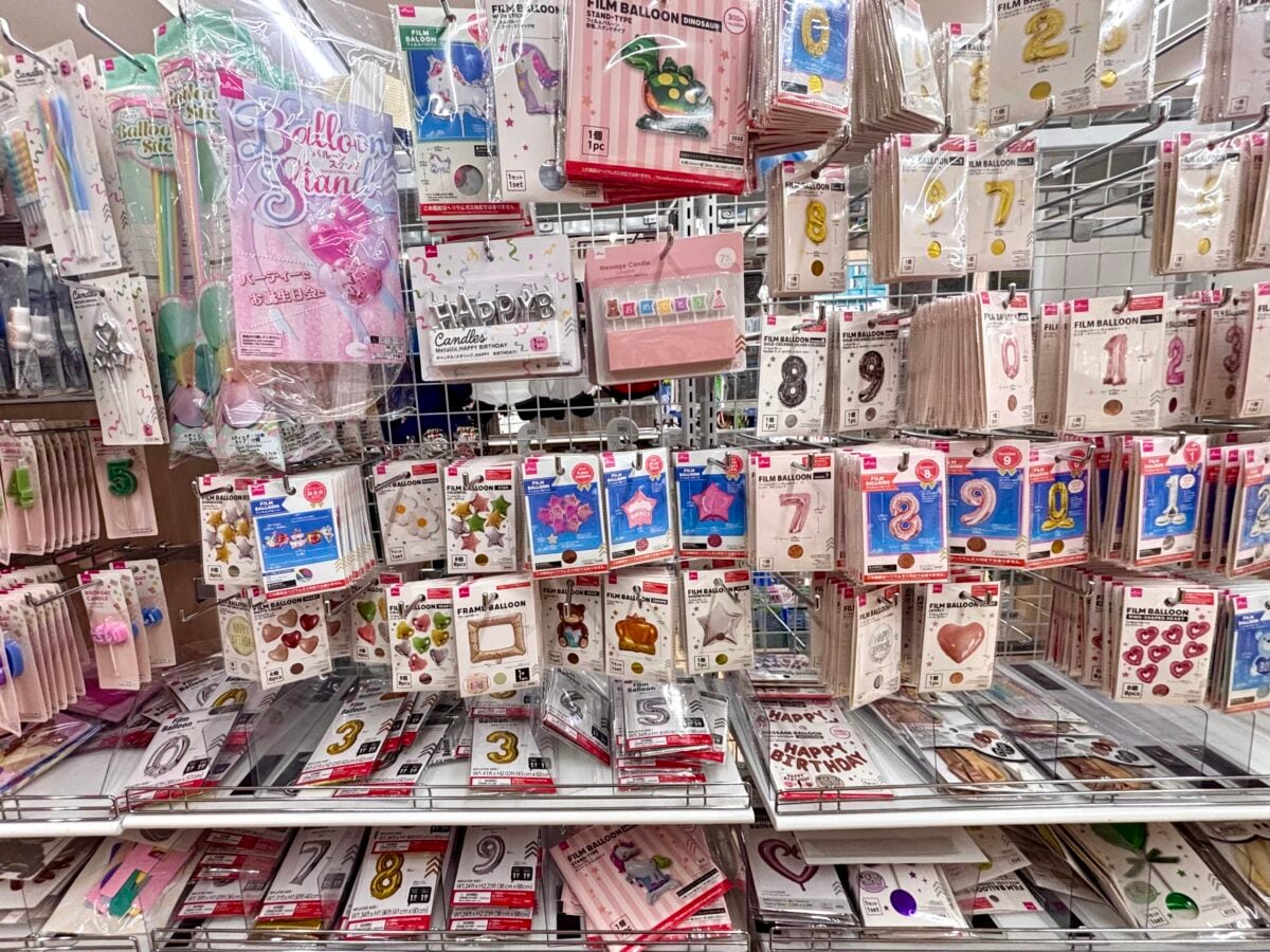 ダイソーの風船が大優勝!数字やハートは誕生日にもおすすめ♡