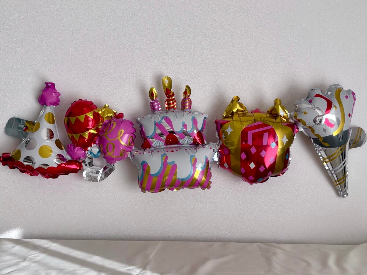 ダイソーの風船が大優勝!数字やハートは誕生日にもおすすめ♡