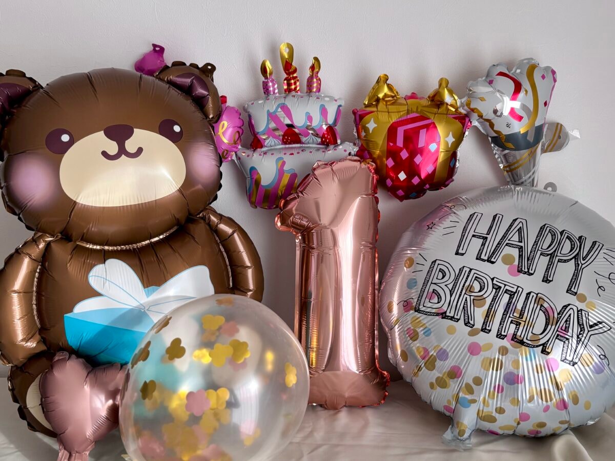 ダイソーの風船が大優勝!数字やハートは誕生日にもおすすめ♡