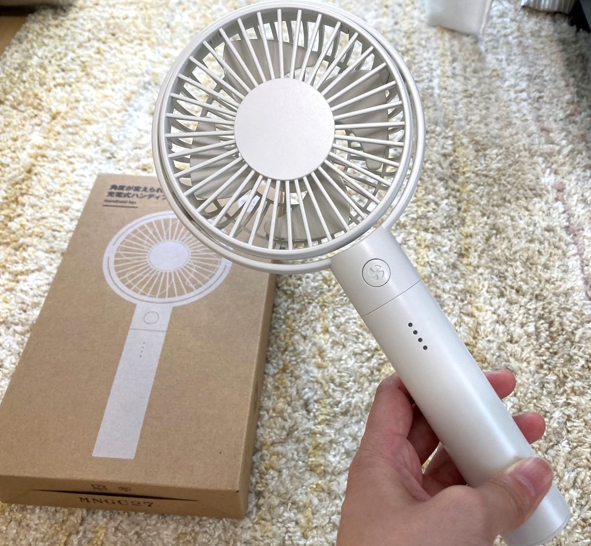 2025【無印良品】新作ハンディファンを本音でレビュー!うるさいって本当?