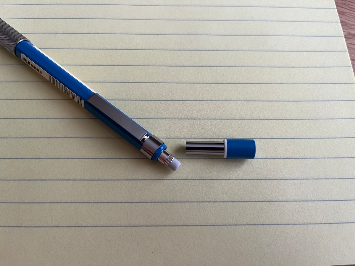 低重心シャープペン 青・0.5mm