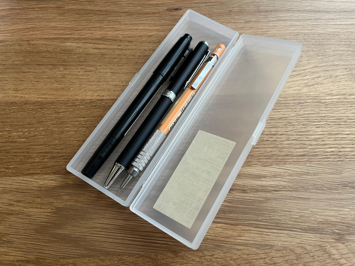 ポリプロピレンペンケース 横型 小 約170×51×20mm