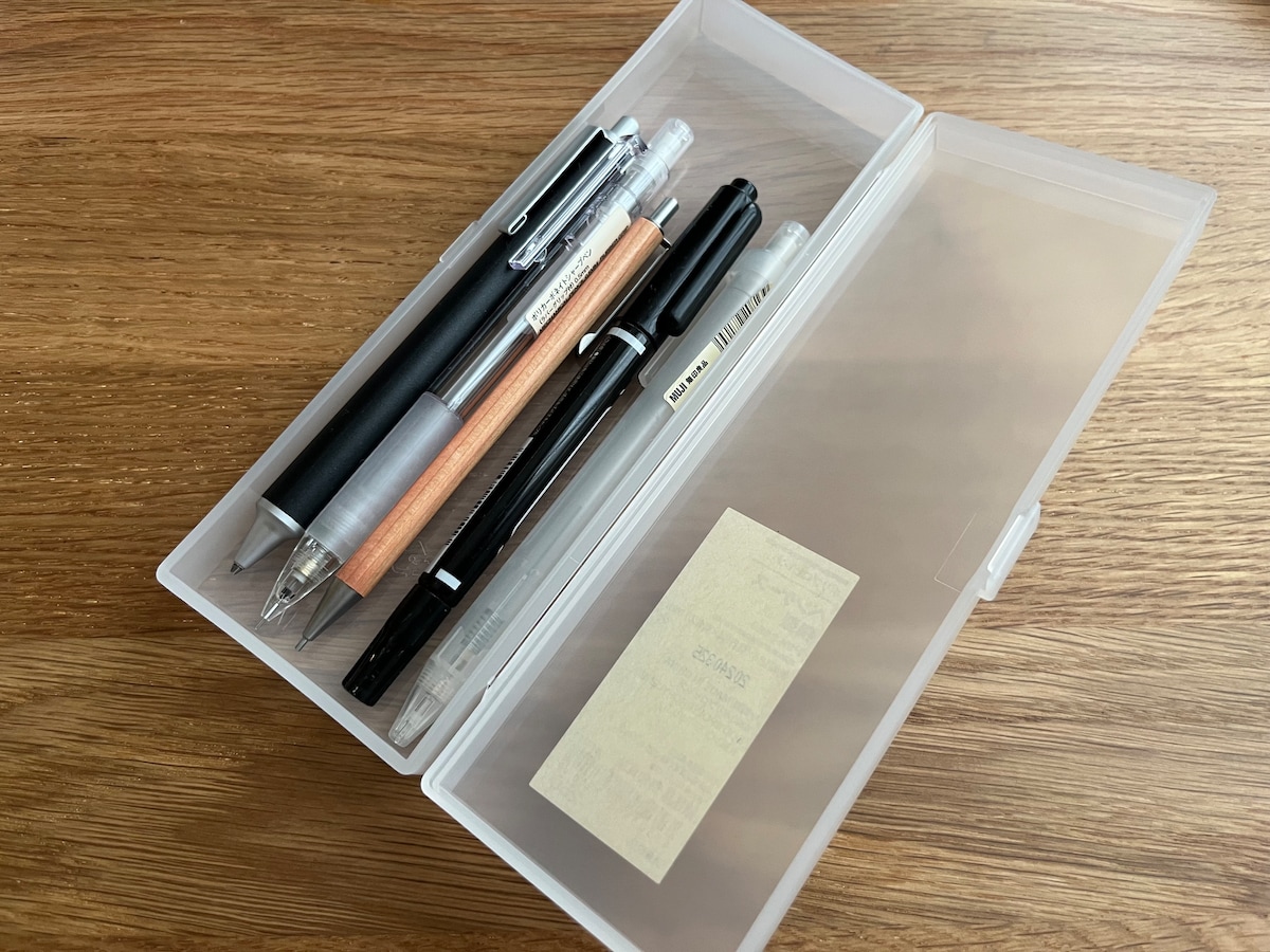 ポリプロピレンペンケース 横型 大 約184×64×25ｍｍ