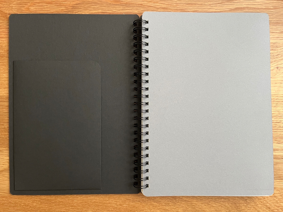 上質紙 ダブルリングノート・ゴム留付