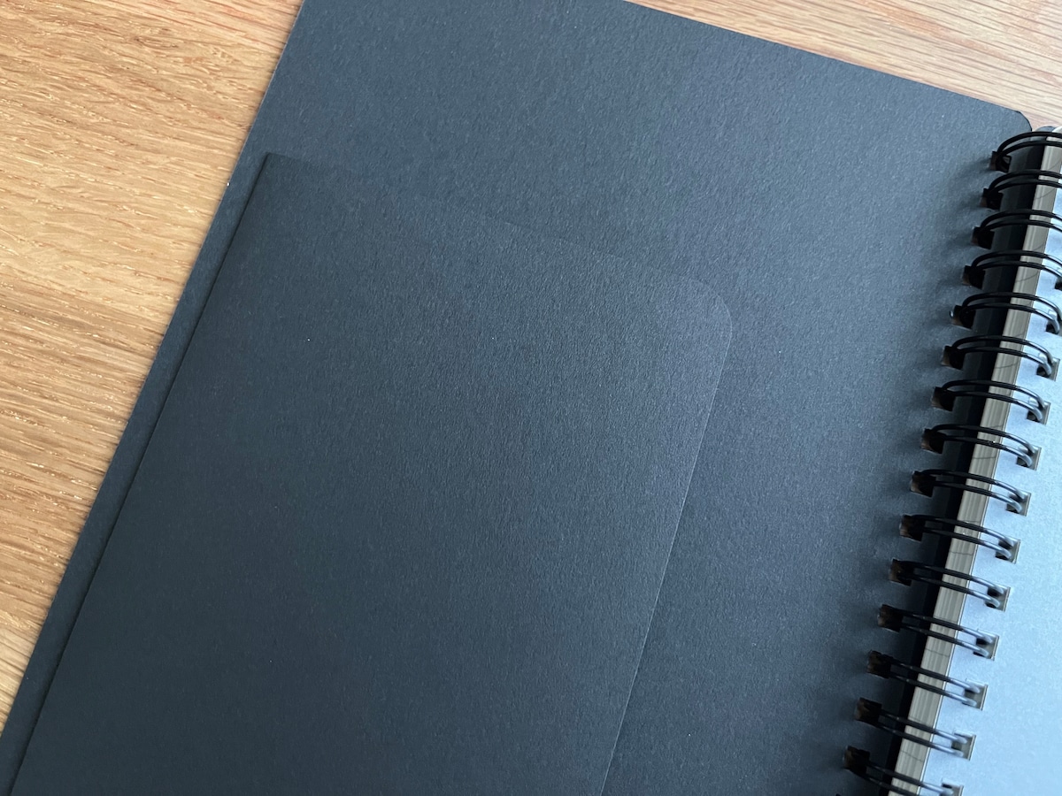 上質紙 ダブルリングノート・ゴム留付